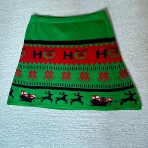 Derek Heart “Ugly Christmas Sweater” Skirt - Women’s US L